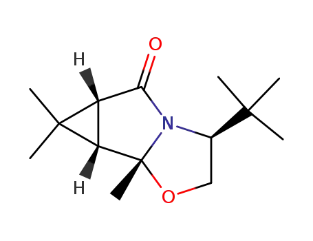 (1aS,1bR,4S,5aR)-4-tert-Butyl-1,1,1b-trimethyl-hexahydro-2-oxa-4a-aza-cyclopropa[a]pentalen-5-one