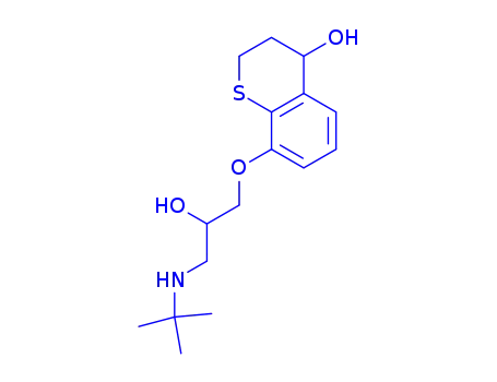 Molecular Structure of 111897-93-9 (4-hydroxytertatolol)