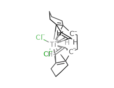 Molecular Structure of 83462-45-7 (DICHLORO-(S,S)-ETHYLENEBIS-(4,5,6,7-TETRAHYDRO-1-INDENYL)-TITANIUM(IV))