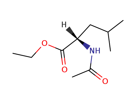 Molecular Structure of 1114-55-2 (N-Acetyl-L-leucine ethyl ester)