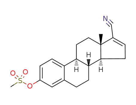 17-cyano-3-hydroxyestra-1,3,5<sup>(10)</sup>,16-tetraene 3-methanesulfonate