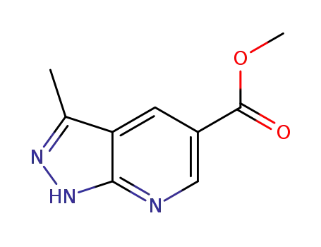 METHYL 3-METHYL-1H-PYRAZOLO[3,4-B]PYRIDINE-5-CARBOXYLATE