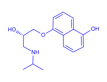 5-{[(2S)-2-hydroxy-3-(propan-2-ylamino)propyl]oxy}naphthalen-1-ol