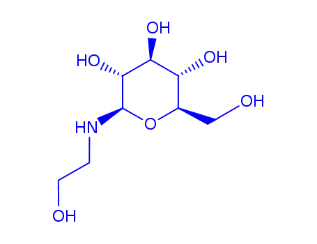 Molecular Structure of 124378-00-3 (N-(2-hydroxyethyl)-beta-D-glucopyranosylamine)