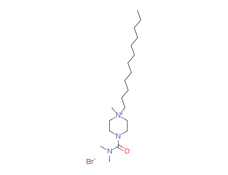 4-DODECYL-N,N,4-TRIMETHYL-2,3,5,6-TETRAHYDROPYRAZINE-1-CARBOXAMIDE BRO MIDE