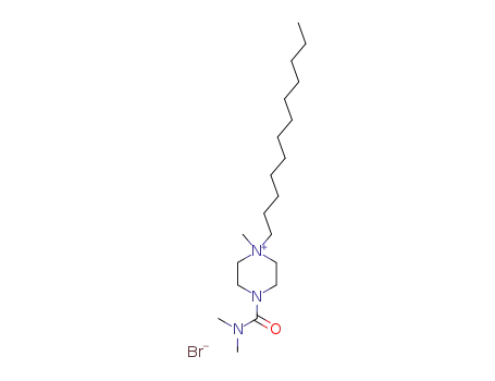 4-도데실-N,N,4-트리메틸-2,3,5,6-테트라히드로피라진-1-카르복사미드 브로마이드