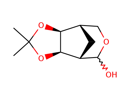 Molecular Structure of 112066-88-3 (4,8-Methano-1,3-dioxolo[4,5-d]oxepin-5-ol,hexahydro-2,2-dimethyl-,[3aS-(3a-alpha-,4-bta-,5-alpha-,8-bta-,8a-alpha-)]-(9CI))
