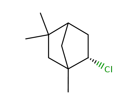 Molecular Structure of 1126-28-9 (exo-2-Chloro-1,5,5-trimethylnorbornane)