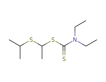 1-((1-Methylethyl)thio)ethyl diethylcarbamodithioate
