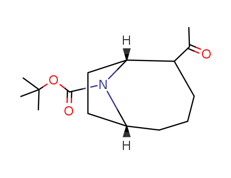 9-Azabicyclo[4.2.1]nonane-9-carboxylicacid, 2-acetyl-, 1,1-dimethylethyl ester, (1R,2R,6R)-rel-