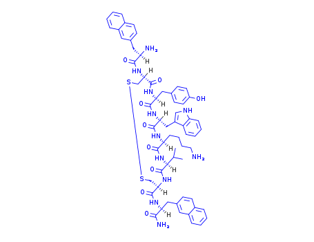 L-Alaninamide,3-(2-naphthalenyl)-D-alanyl-L-cysteinyl-L-tyrosyl-D-tryptophyl-L-lysyl-L-valyl-L-cysteinyl-3-(2-naphthalenyl)-,cyclic (2&reg;7)-disulfide
