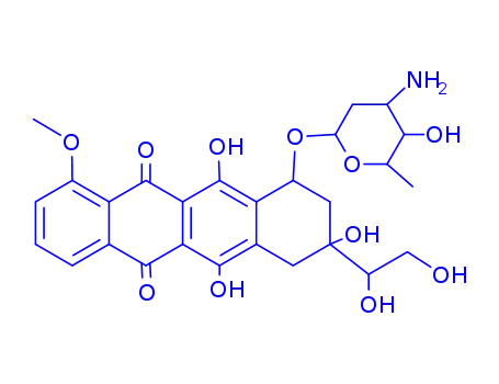 Molecular Structure of 141434-67-5 (adriamycinol)