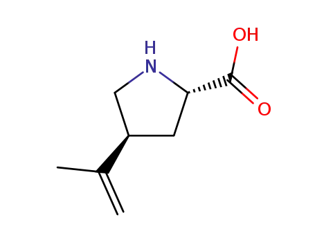 D-프롤린, 4-(1-메틸에테닐)-, 시스-(9CI)
