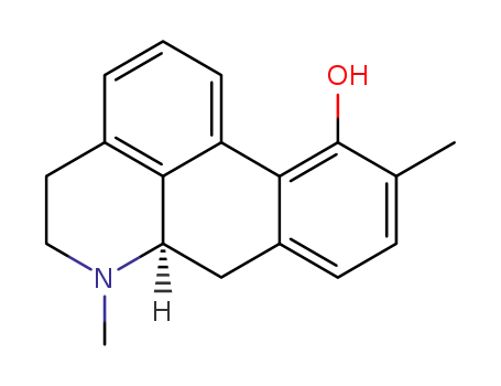 Molecular Structure of 111635-19-9 ((6aR)-6,10-dimethyl-5,6,6a,7-tetrahydro-4H-dibenzo[de,g]quinolin-11-ol)