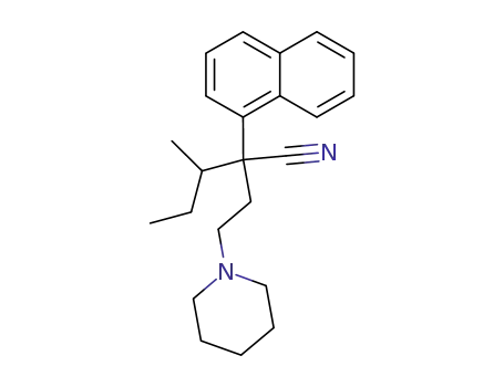 α-(1-メチルプロピル)-α-(2-ピペリジノエチル)-1-ナフタレンアセトニトリル