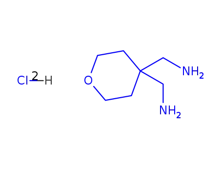 Molecular Structure of 111511-91-2 ((TETRAHYDRO-2H-PYRAN-4,4-DIYL)DIMETHANAMINE)
