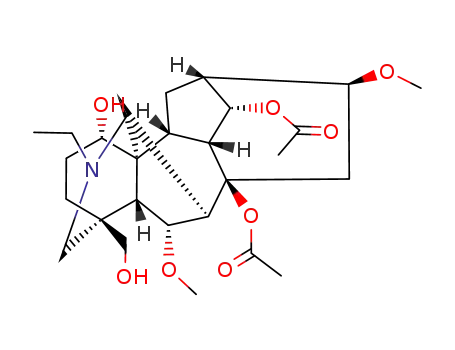 Aconitane-1,8,14-triol,20-ethyl-4-(hydroxymethyl)-6,16-dimethoxy-, 8,14-diacetate, (1a,6a,14a,16b)- (9CI)