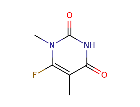 Molecular Structure of 112706-72-6 (1-METHYL-6-FLUOROTHYMINE)