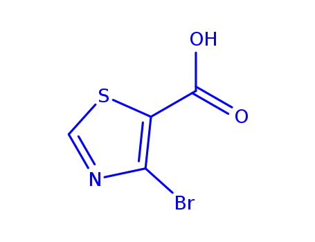 Molecular Structure of 1244949-48-1 (4-Bromothiazole-5-carboxylic acid)