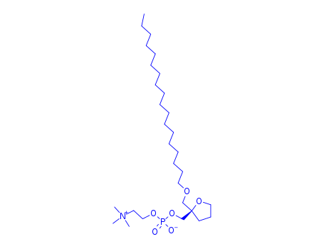 (TETRAHYDRO-2-(OCTADECYCLOXY)METHYLFURAN-2-YL)METHOXYPHOSPHOCHOLINE