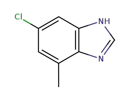Molecular Structure of 180508-09-2 (6-CHLORO-4-METHYLBENZIMIDAZOLE)