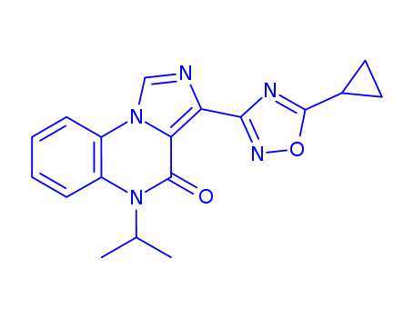 Imidazo[1,5-a]quinoxalin-4(5H)-one,3-(5-cyclopropyl-1,2,4-oxadiazol-3-yl)-5-(1-methylethyl)-