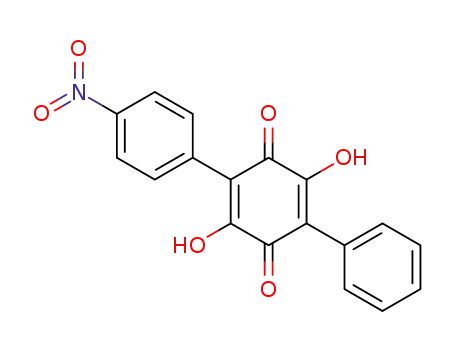 Molecular Structure of 1242-38-2 (2,5-dihydroxy-3-(4-nitrophenyl)-6-phenylcyclohexa-2,5-diene-1,4-dione)