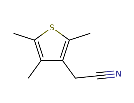 3-Thiopheneacetonitrile, 2,4,5-triMethyl-
