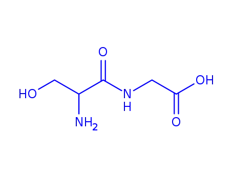 Molecular Structure of 113139-74-5 (Glycine, N-D-seryl- (9CI))