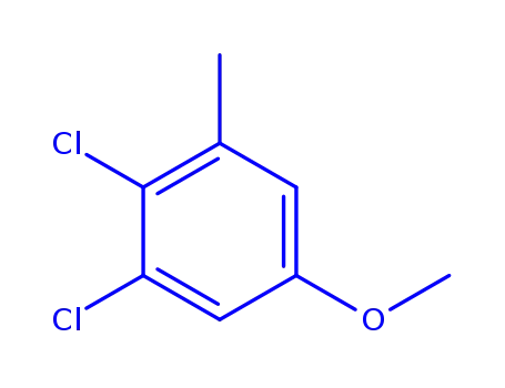 Molecular Structure of 112369-07-0 (5-Methoxy-2,3-dichlorotoluene)