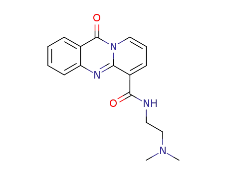 Molecular Structure of 112022-09-0 (N-[2-(dimethylamino)ethyl]-11-oxo-11H-pyrido[2,1-b]quinazoline-6-carboxamide)