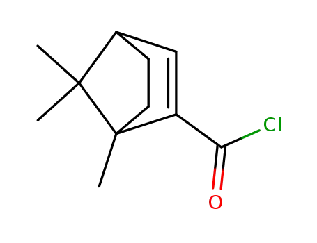 Molecular Structure of 343791-90-2 (Bicyclo[2.2.1]hept-2-ene-2-carbonyl chloride, 1,7,7-trimethyl- (9CI))