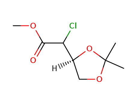 Methyl (4S)-α-chloro-2,2-dimethyl-1,3-dioxolane-4-acetate