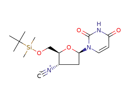 5'-O-(tert-butyldimethylsilyl)-2',3'-dideoxy-3'-isocyanouridine