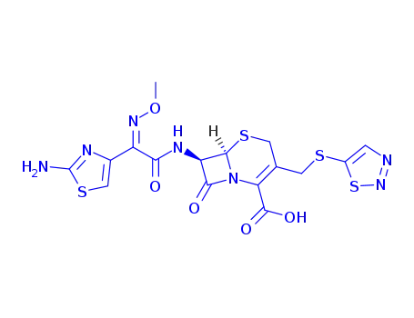 Molecular Structure of 82219-78-1 (Cefuzonam)