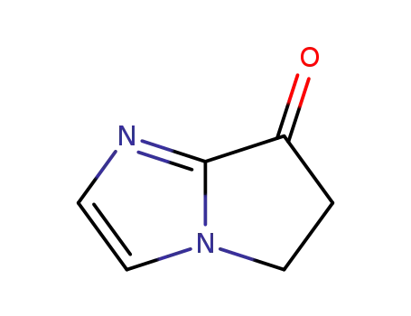 Molecular Structure of 112513-82-3 (7H-Pyrrolo[1,2-a]imidazol-7-one,5,6-dihydro-(9CI))