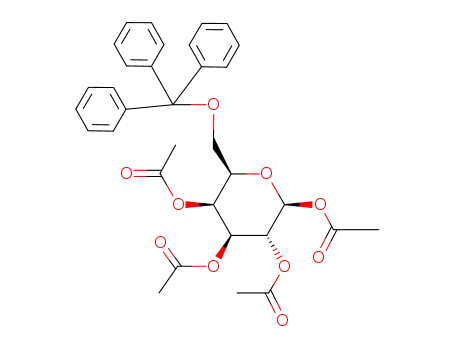 6-O-Trityl-1,2,3,4-tetra-O-acetyl-β-D-galactopyranose