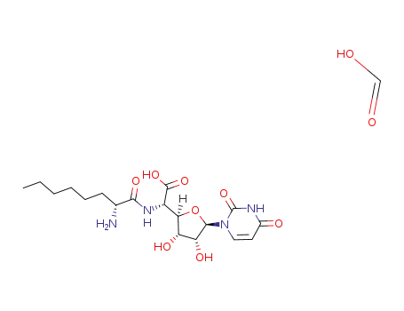 1-[(4xi)-5-{[(2R)-2-aminononanoyl]amino}-5-deoxy-beta-D-ribo-hexofuranuronosyl]pyrimidine-2,4(1H,3H)-dione