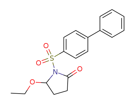 Molecular Structure of 111711-79-6 (1-(biphenyl-4-ylsulfonyl)-5-ethoxypyrrolidin-2-one)