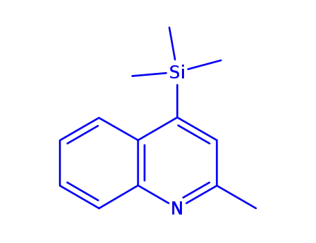 Quinoline, 2-methyl-4-(trimethylsilyl)- (9CI)