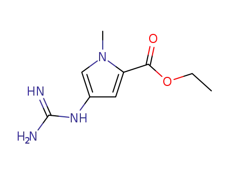 1H-Pyrrole-2-carboxylicacid,4-[(aminoiminomethyl)amino]-1-methyl-,ethyl