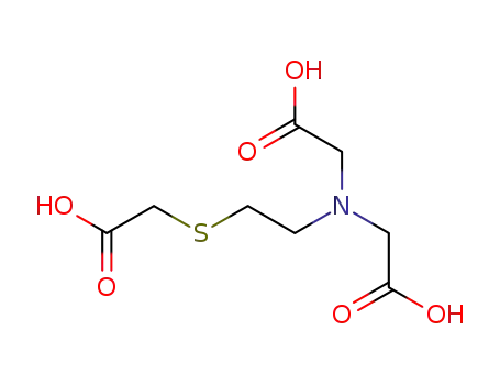 Molecular Structure of 1116-57-0 ([[2-[(Carboxymethyl)thio]ethyl]imino]diacetic acid)