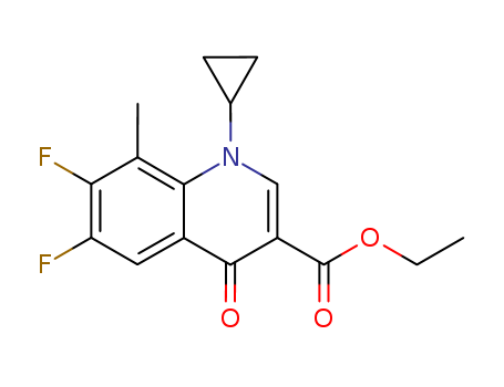 1-CYCLOPROPYL-4-OXO-6,7-DIFLUORO-8-METHYL-QUINOLIN