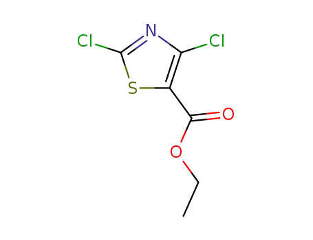 Molecular Structure of 125759-82-2 (5-Thiazolecarboxylicacid,2,4-dichloro-,ethylester(9CI))