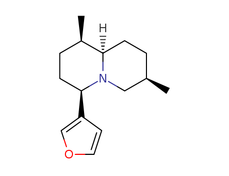2H-Quinolizine,4-(3-furanyl)octahydro-1,7-dimethyl-, (1R,4S,7S,9aS)-