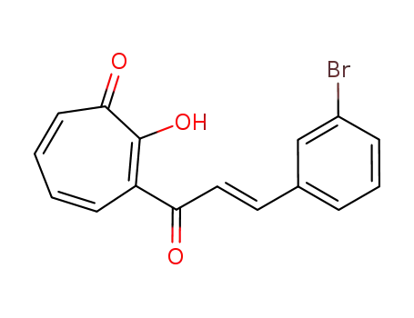 3-[3-(3-bromophenyl)acryloyl]-2-hydroxy-2,4,6-cycloheptatrien-1-one