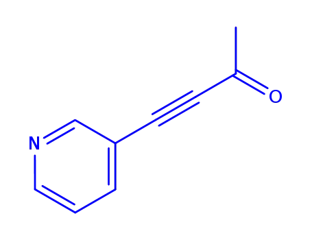 Molecular Structure of 114880-30-7 (3-Butyn-2-one,4-(3-pyridinyl)-(9CI))