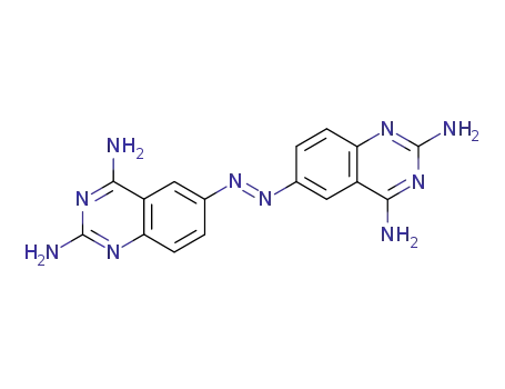 Molecular Structure of 113494-59-0 (2,2',4,4'-tetra-amino-6,6'-azoquinazoline)