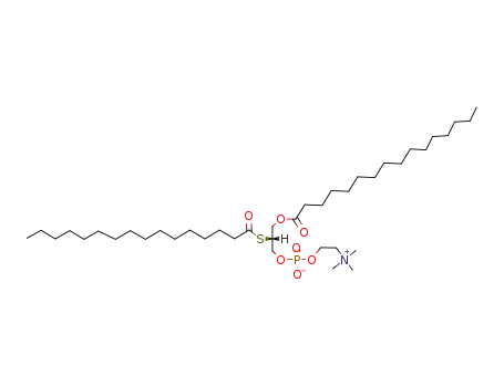 Molecular Structure of 113881-60-0 (1-palmitoyl-2-thiopalmitoyl phosphatidylcholine)