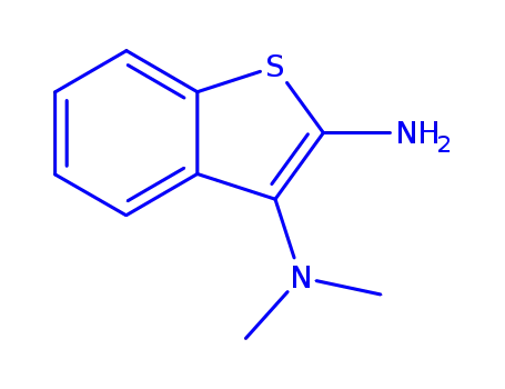 Benzo[b]thiophene-2,3-diamine, N3,N3-dimethyl- (9CI)